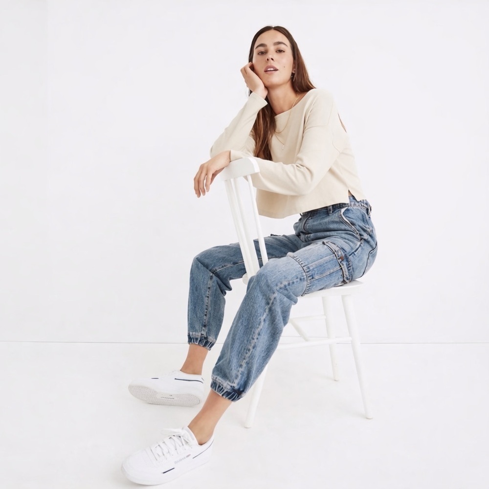 Madewell Tapered Cargo Jogger Jeans